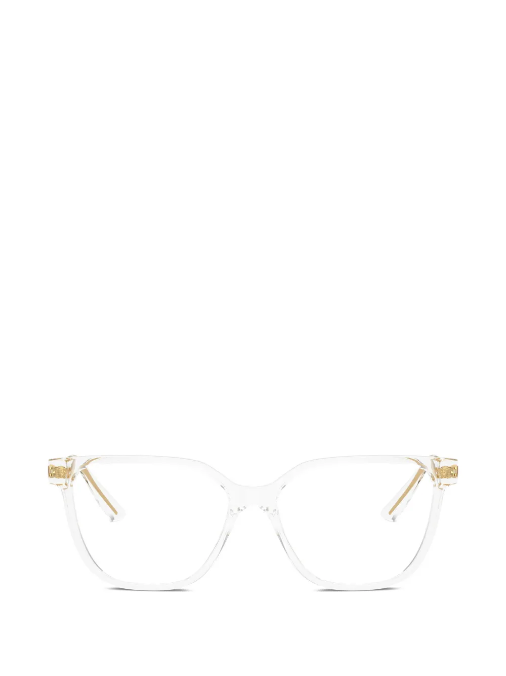 Versace Eyewear geometric-frame glasses - Oro