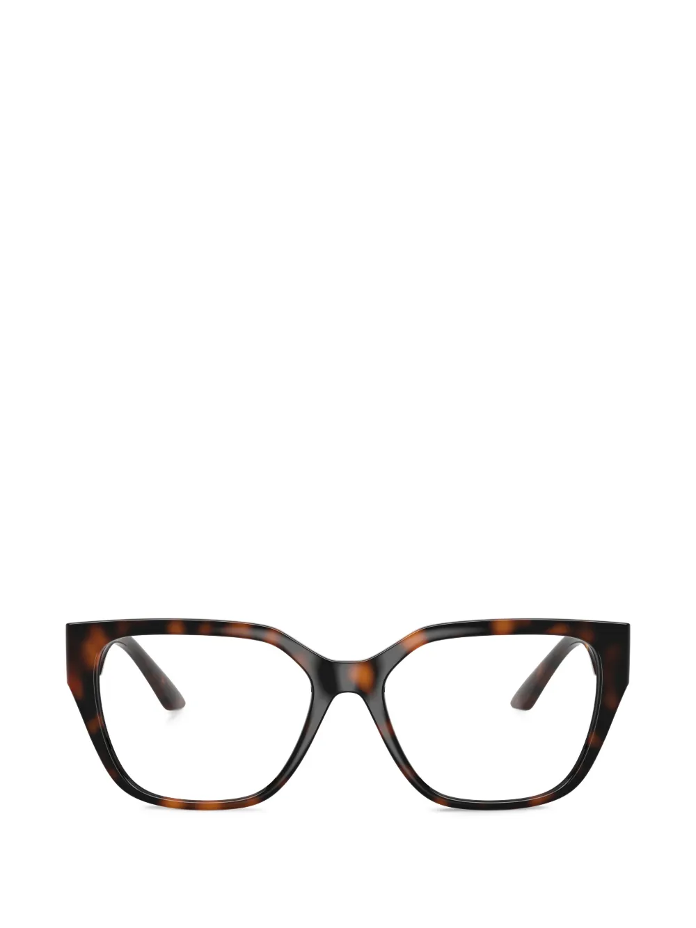 Versace Eyewear Greca Maxi cat-eye glasses - Marrone