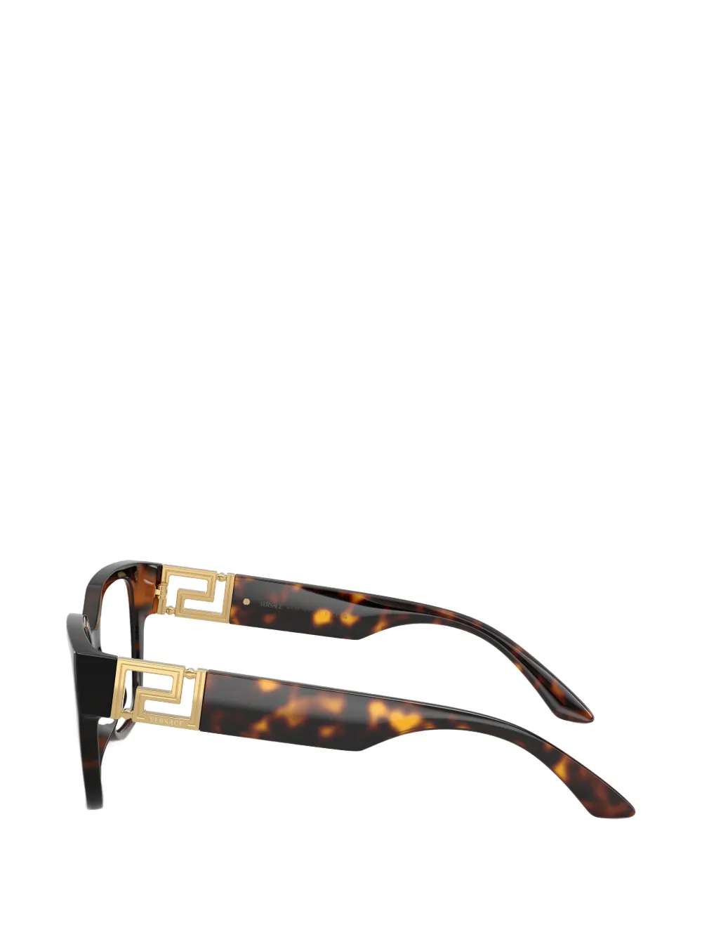 Versace Eyewear Greca Maxi bril met cat-eye montuur Bruin