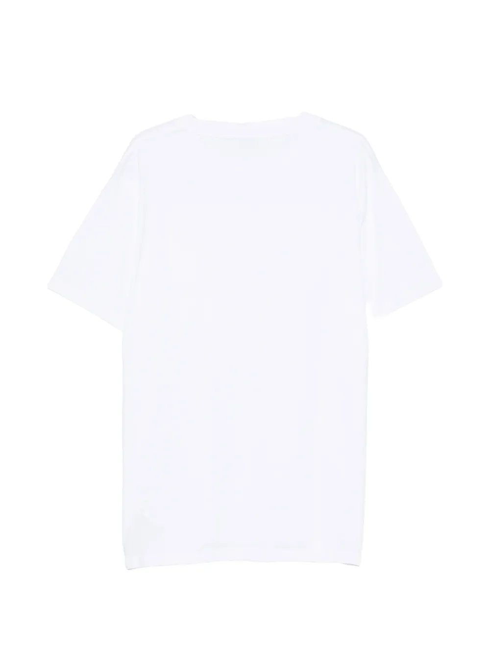 Moschino T-shirt met trekkoordzak en logoprint Wit