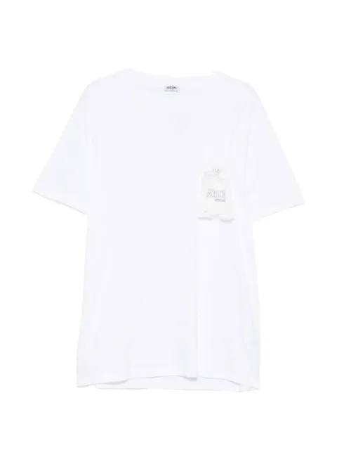 Moschino lace-up pocket T-shirt