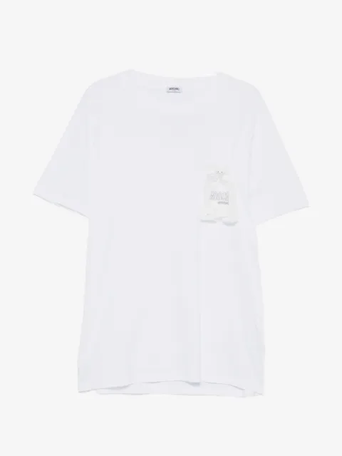 Moschino lace-up pocket T-shirt