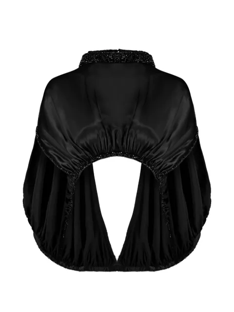 Ln’R Blusa com bordado e abertura posterior