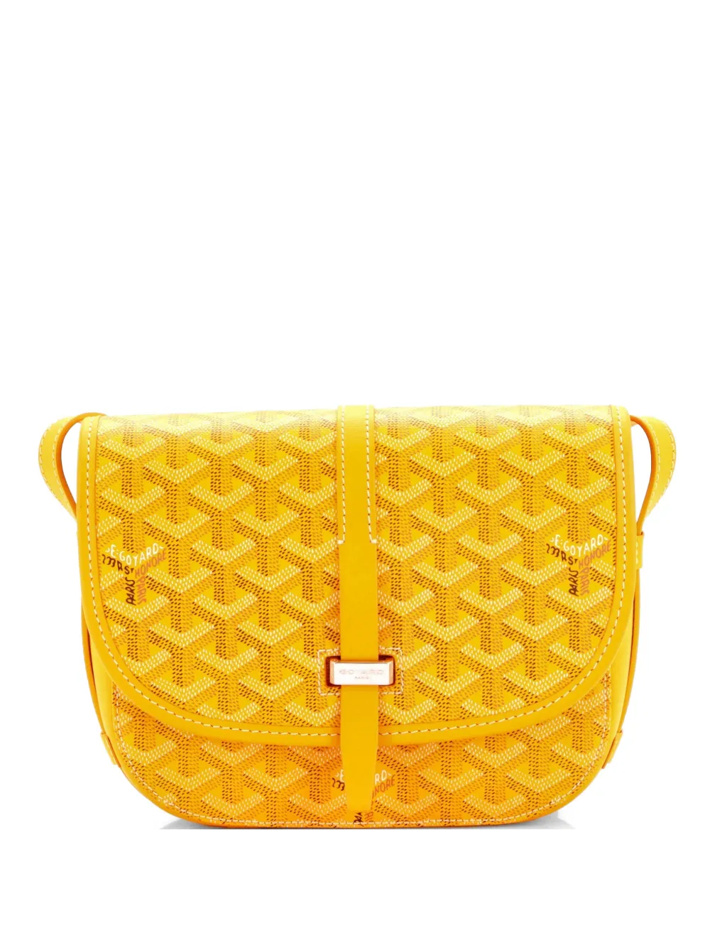 Goyard Pre-Owned Belvedere II Messenger Bag Coated Canvas PM crossbody bag - Giallo