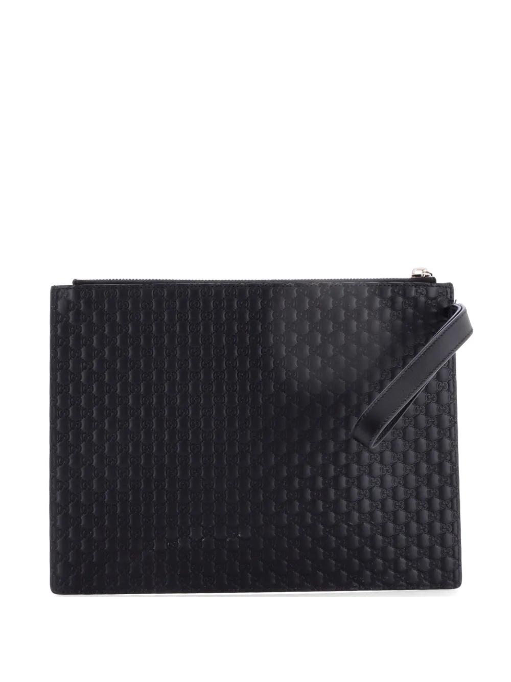 Gucci Pre-Owned Wristlet Pouch Microguccissima Leather Medium clutch bag - Schwarz