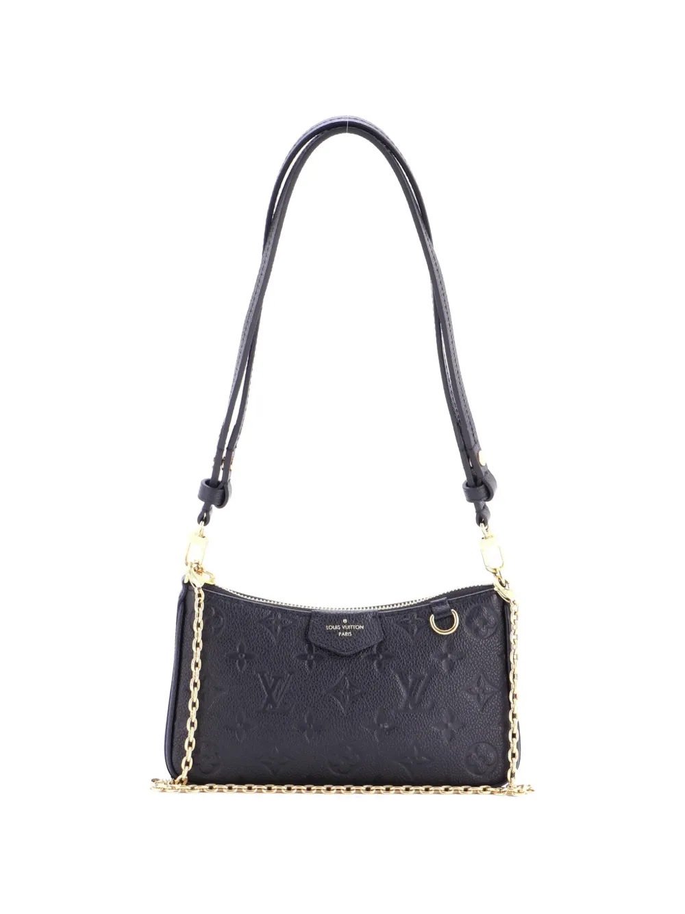 Louis Vuitton Pre-Owned Easy Pouch on Strap Monogram Empreinte Leather shoulder bag - Black