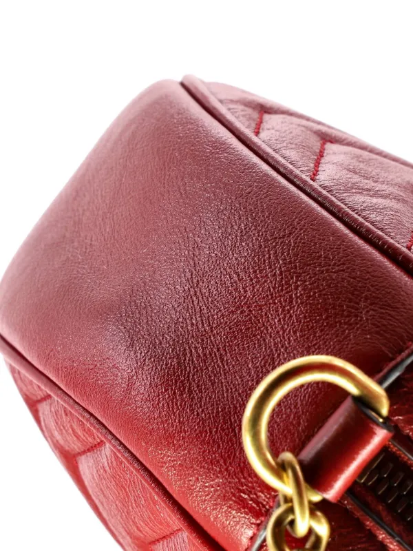 Gucci Pre-Owned GGマーモント ラウンド ショルダーバッグ マテラッセ 