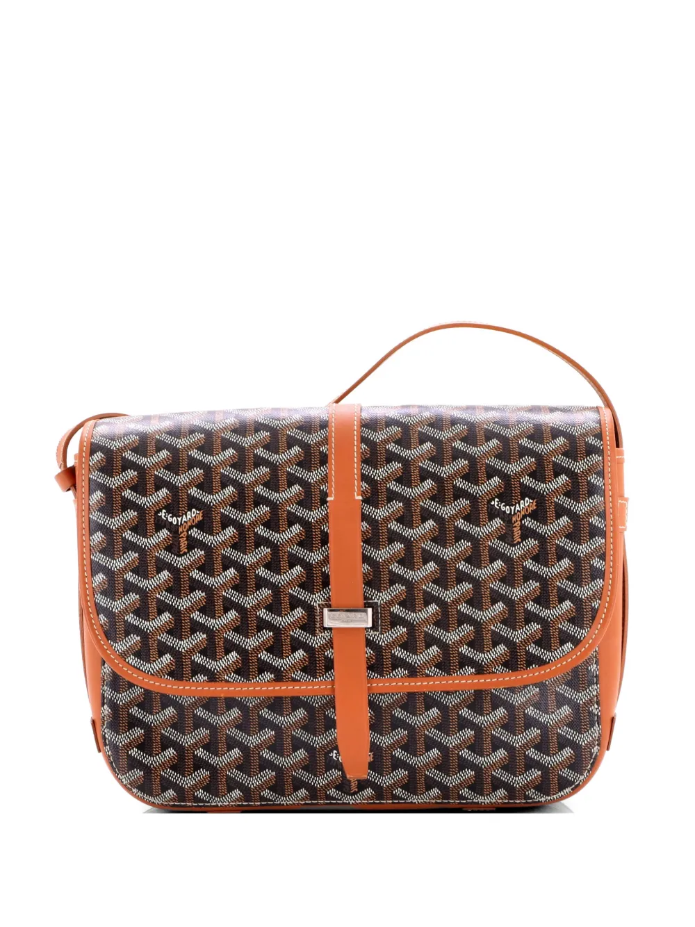 Goyard Pre-Owned Belvedere II Messenger Bag Coated Canvas MM crossbody bag - Marrone