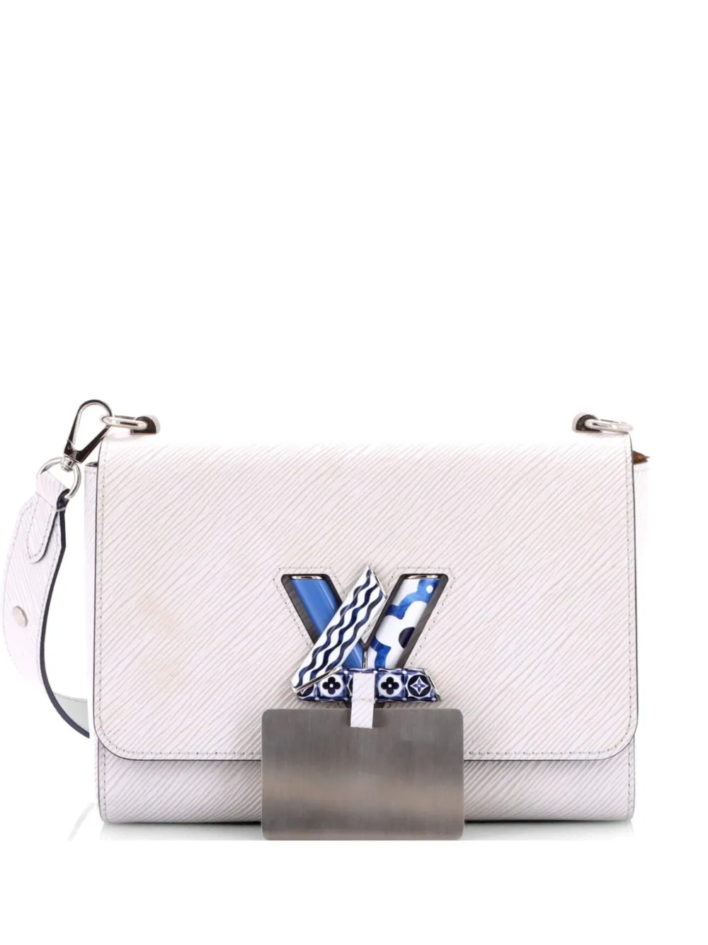 Louis Vuitton Pre-Owned Twist Handbag Epi Leather with Limited Edition Hardware MM shoulder bag - Blau