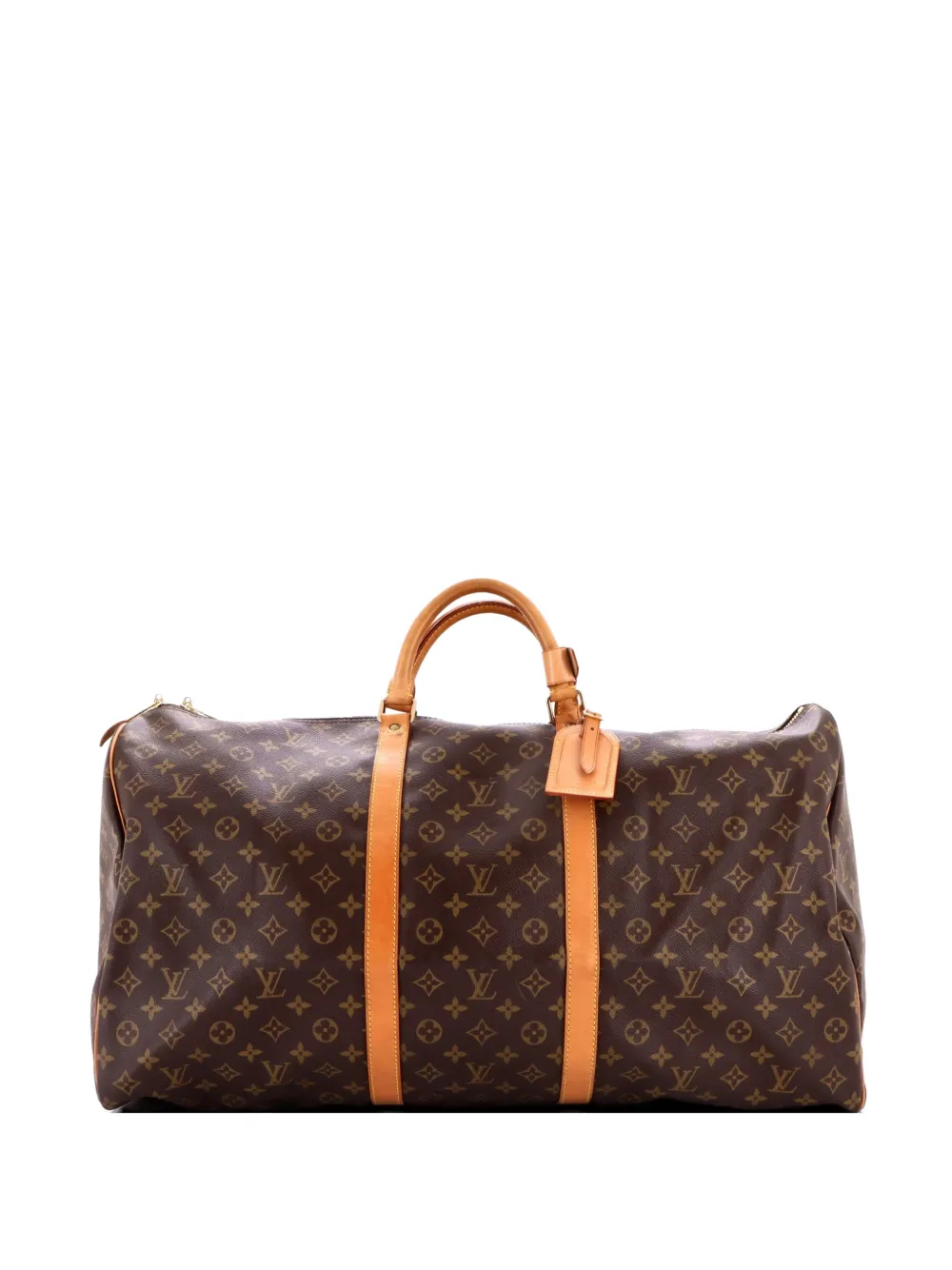Louis Vuitton Pre-Owned Borsa da viaggio Keepall 60 in tela con monogramma - Marrone