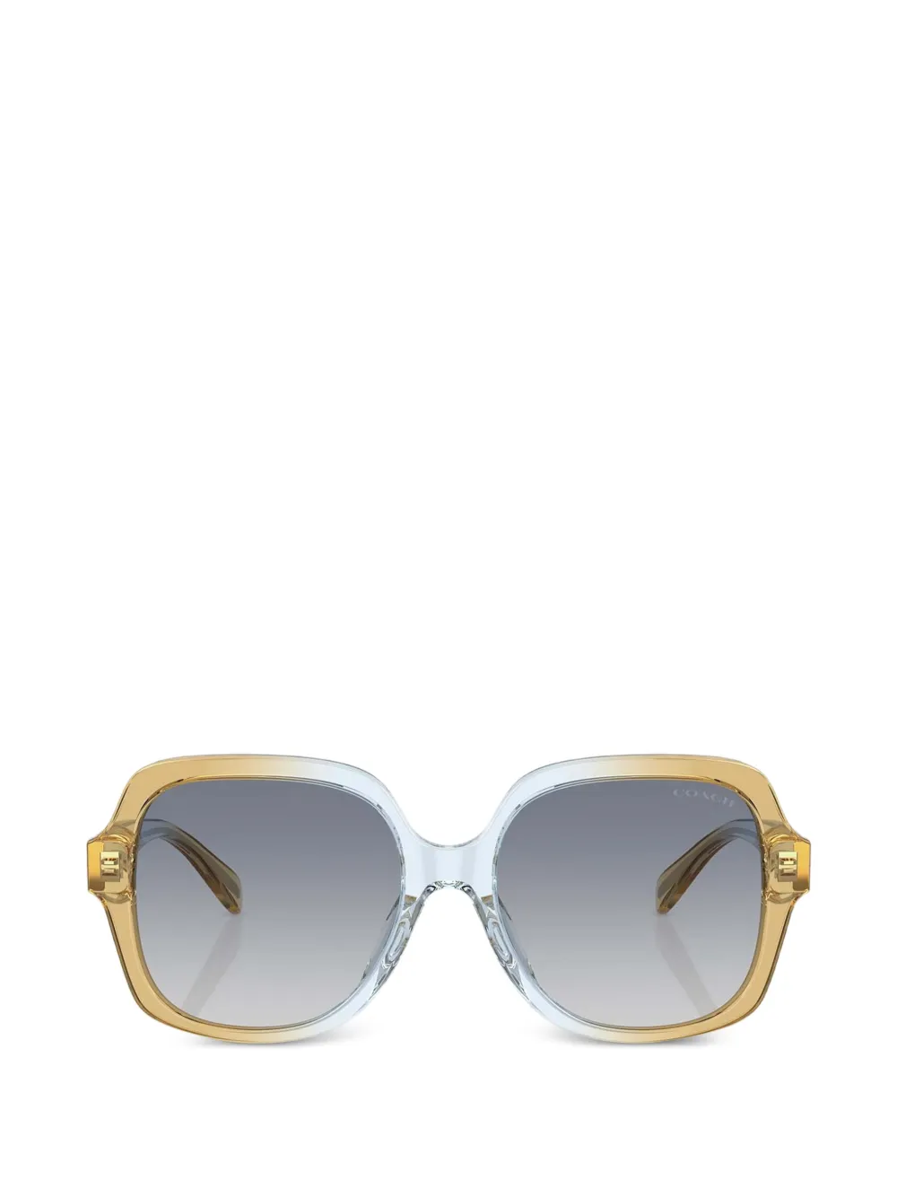 Coach Occhiali da sole squadrati con effetto sfumato - Blu