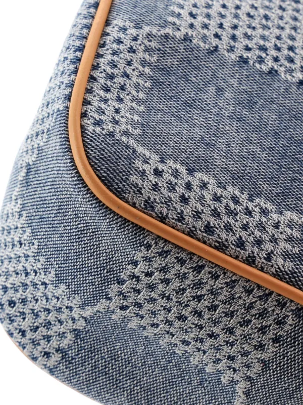 Louis Vuitton Pre-Owned チェス メッセンジャー ダミエ 3D デニム