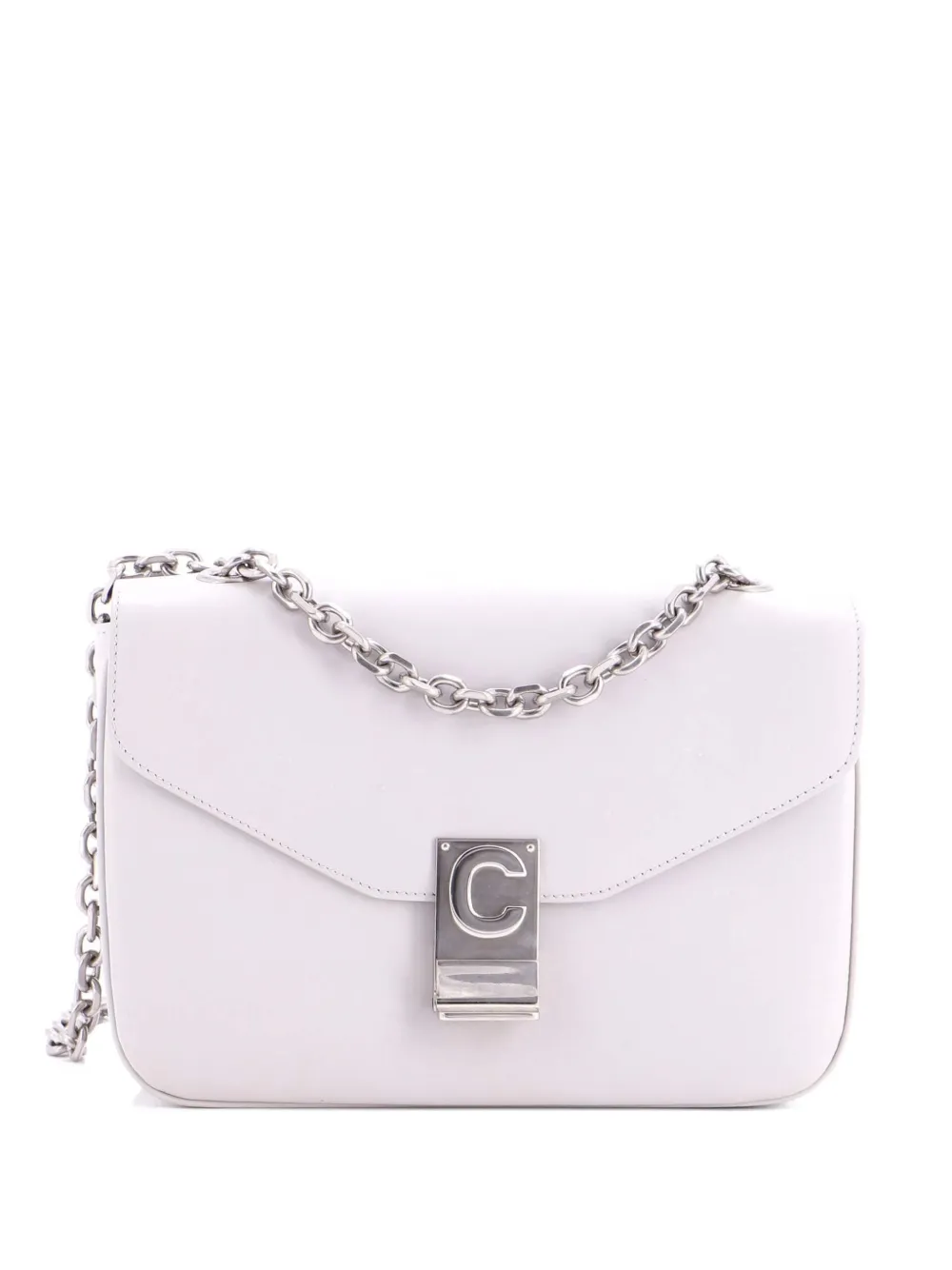 Celine Pre-Owned C Bag Leather Medium crossbody bag - Grigio