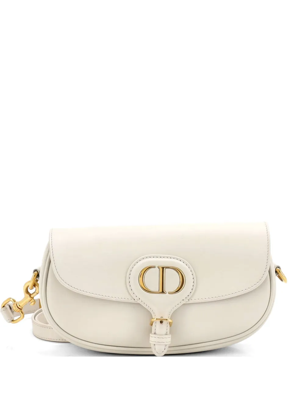 Christian Dior Pre-Owned Bobby Flap Bag Leather East West crossbody bag - Weiß