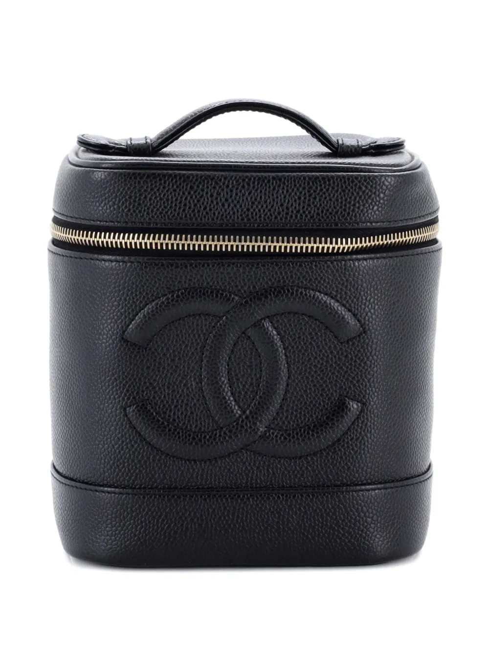 CHANEL Pre-Owned Timeless Cosmetic Case Caviar Tall pouch - Schwarz