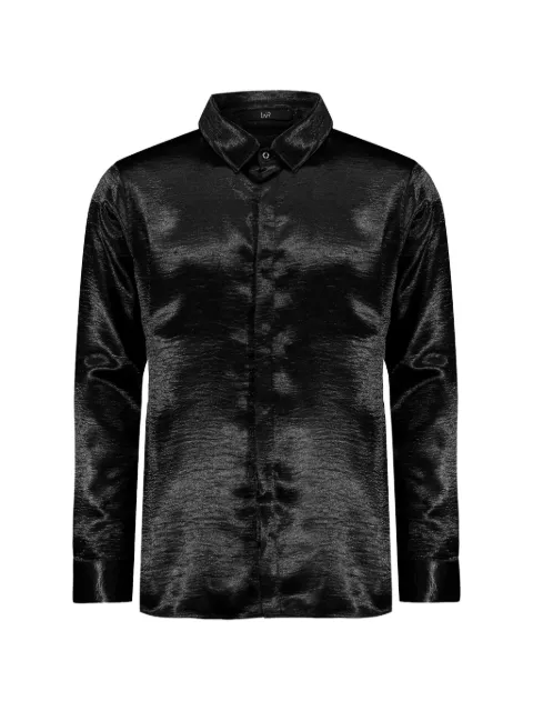 Ln’R Camisa slim com acabamento acetinado