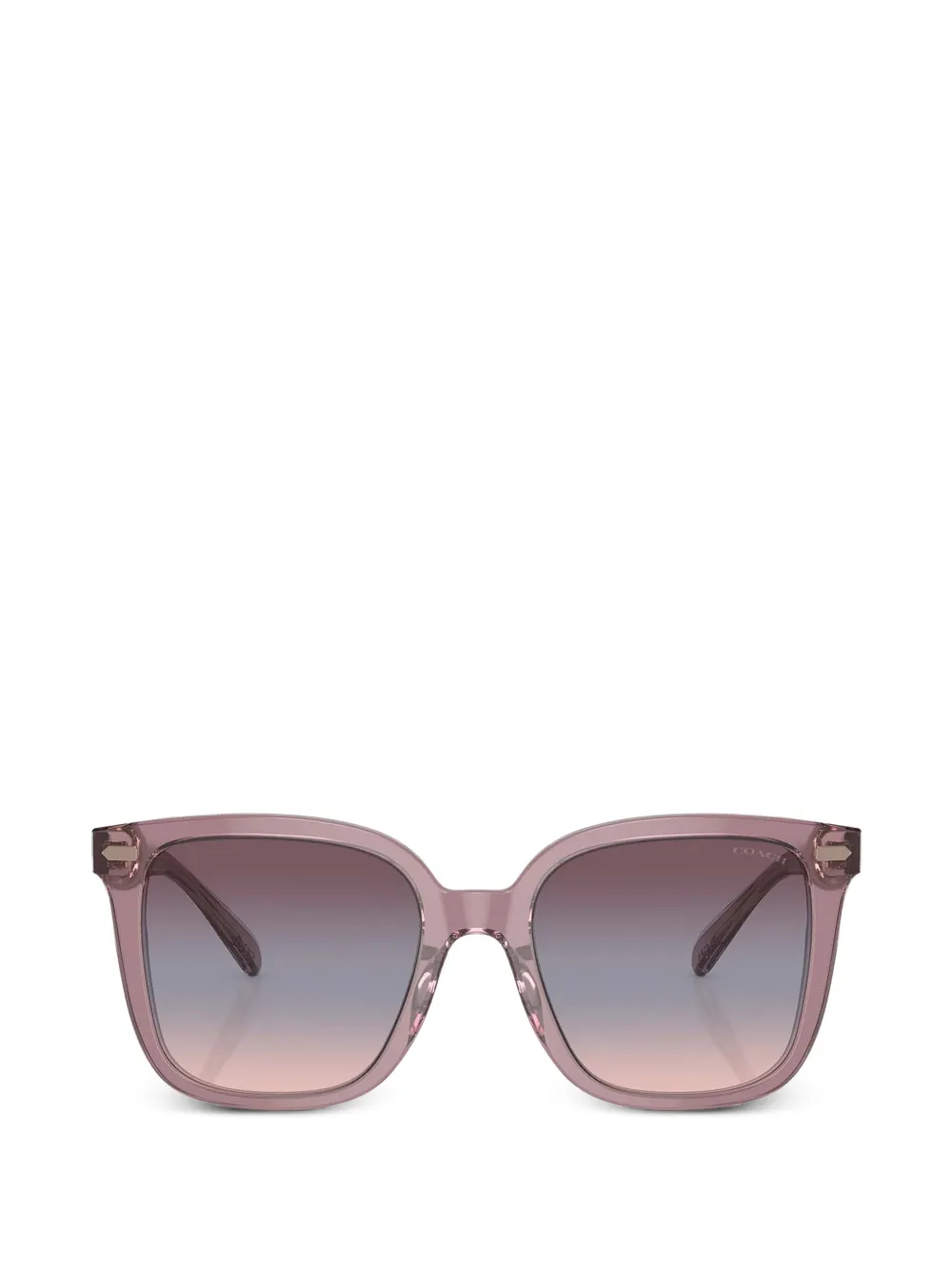 Coach square-frame gradient sunglasses - Rosa