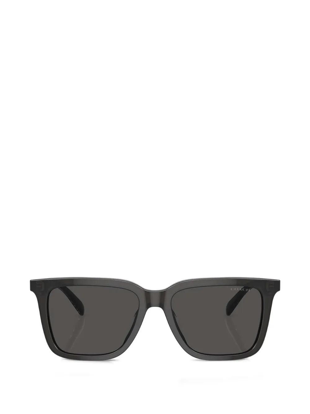 Coach logo-plaque square-frame sunglasses