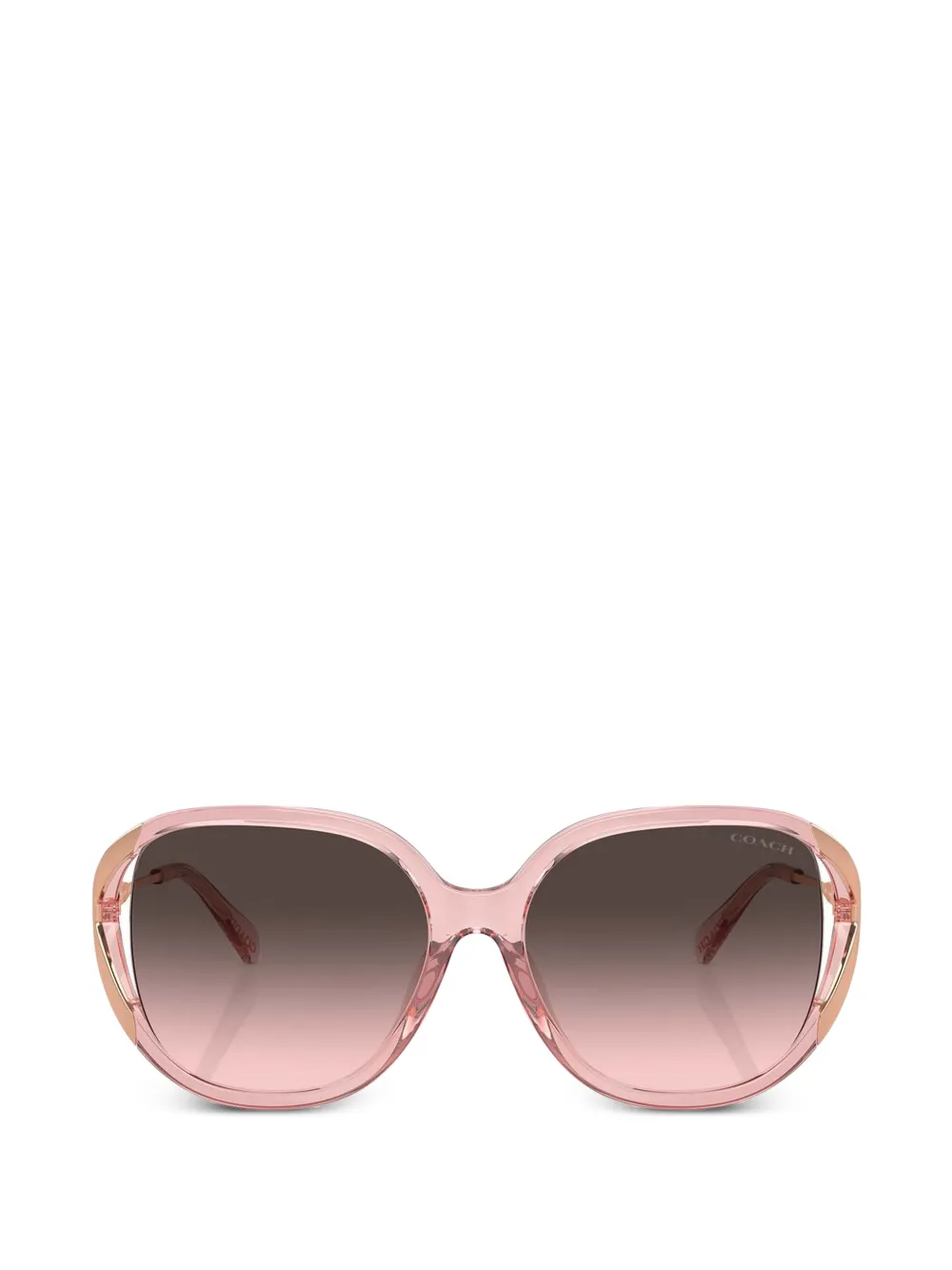 Coach Occhiali da sole geometrici con lenti sfumate - Rosa