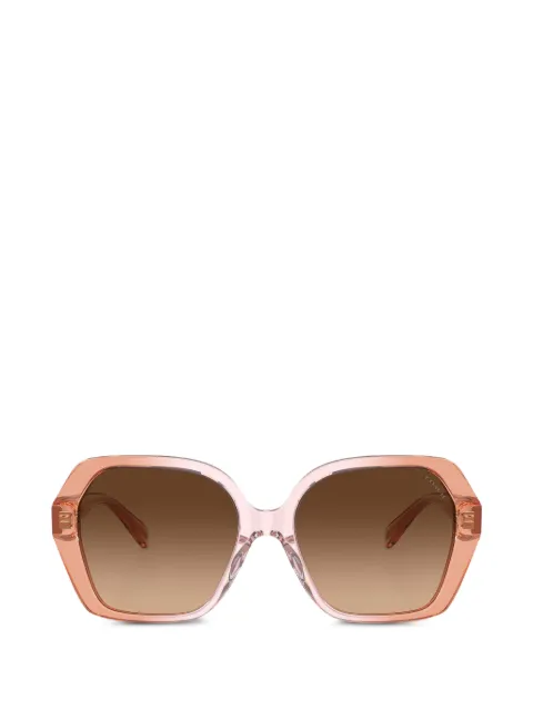 Coach Signature Ombré geometric-frame sunglasses