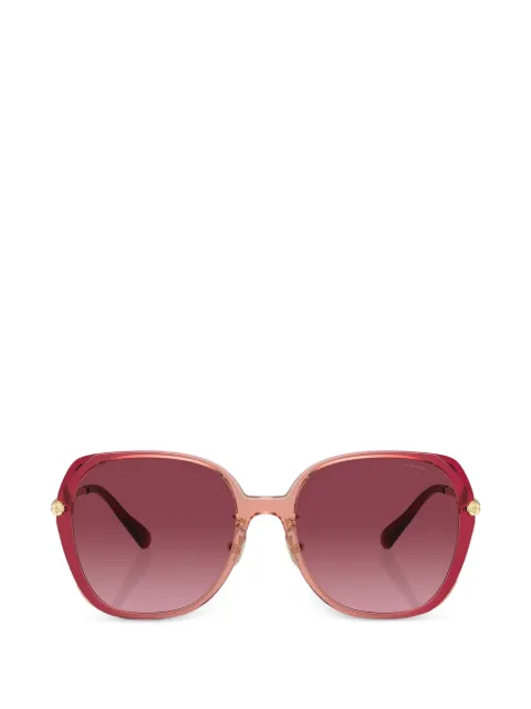 Coach oversized-frame gradient-lens sunglasses
