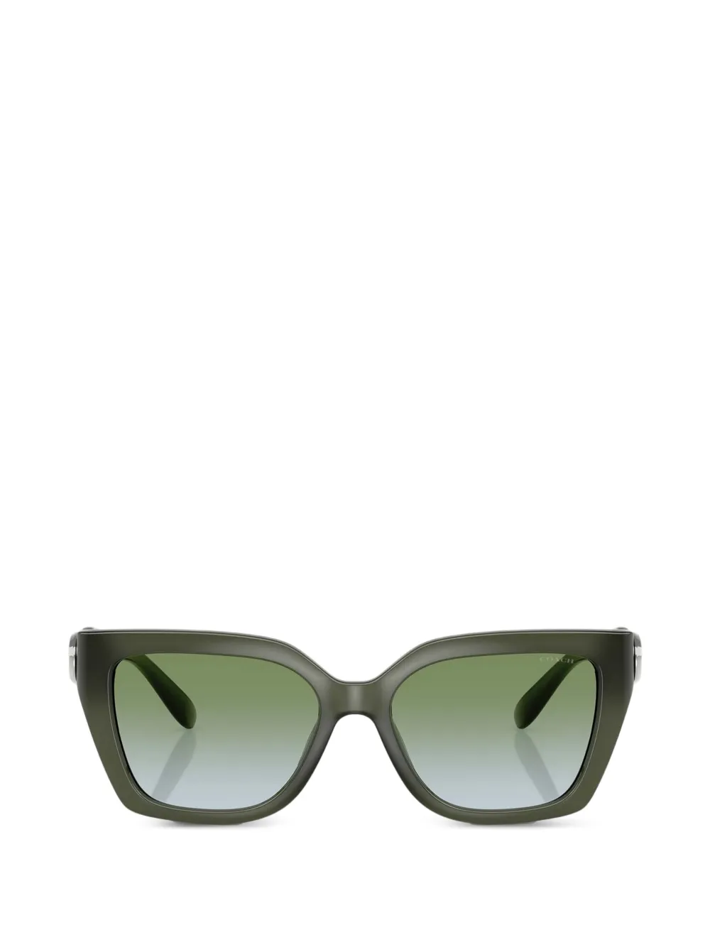 Coach Occhiali da sole Maxi Sculpted C cat-eye - Verde