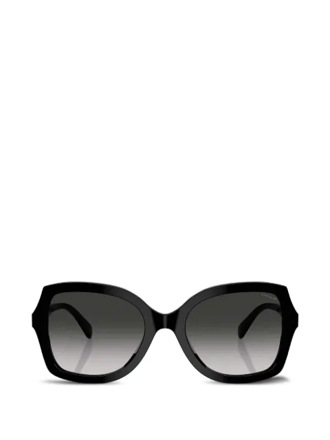 Coach lentes de sol con armazón estilo mariposa