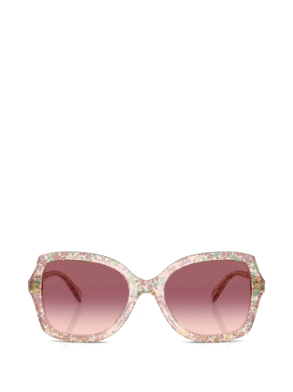 Coach Occhiali da sole a fiori - Rosa
