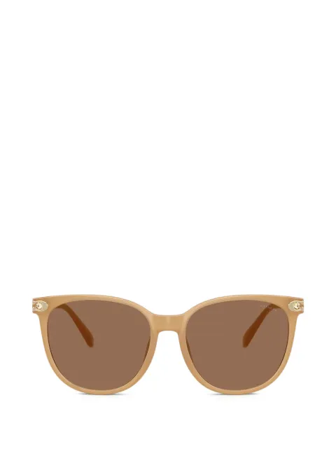 Coach logo标牌猫眼框太阳眼镜