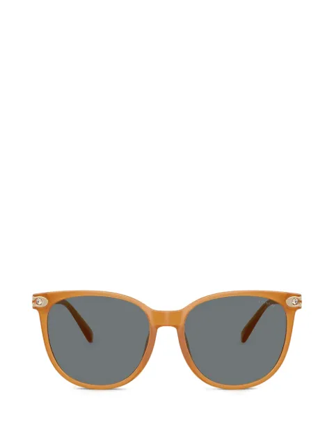 Coach logo-plaque cat-eye sunglasses