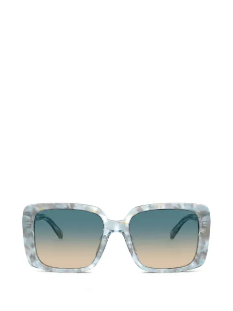 Coach square-frame marbled sunglasses