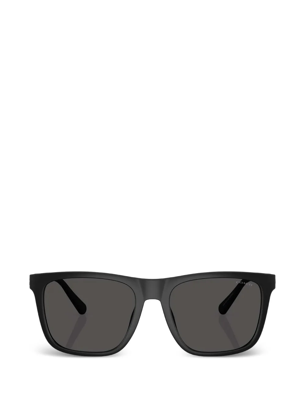 Coach C Hardware 纹理方框太阳眼镜 In Black
