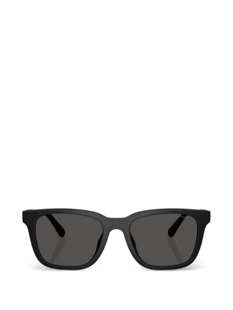Coach C Hardware textured square-frame sunglasses