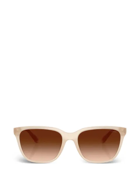 Coach logo-detail rectangle-frame sunglasses