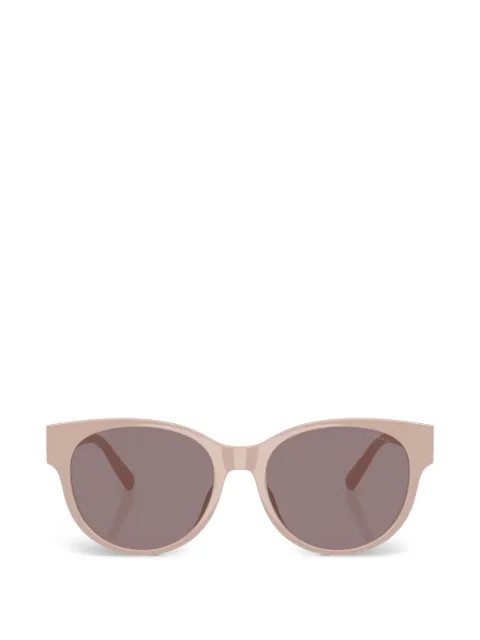 Coach quilted-effect logo-plaque sunglasses