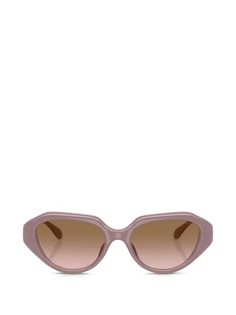 Coach C logo-plaque geometric-frame sunglasses
