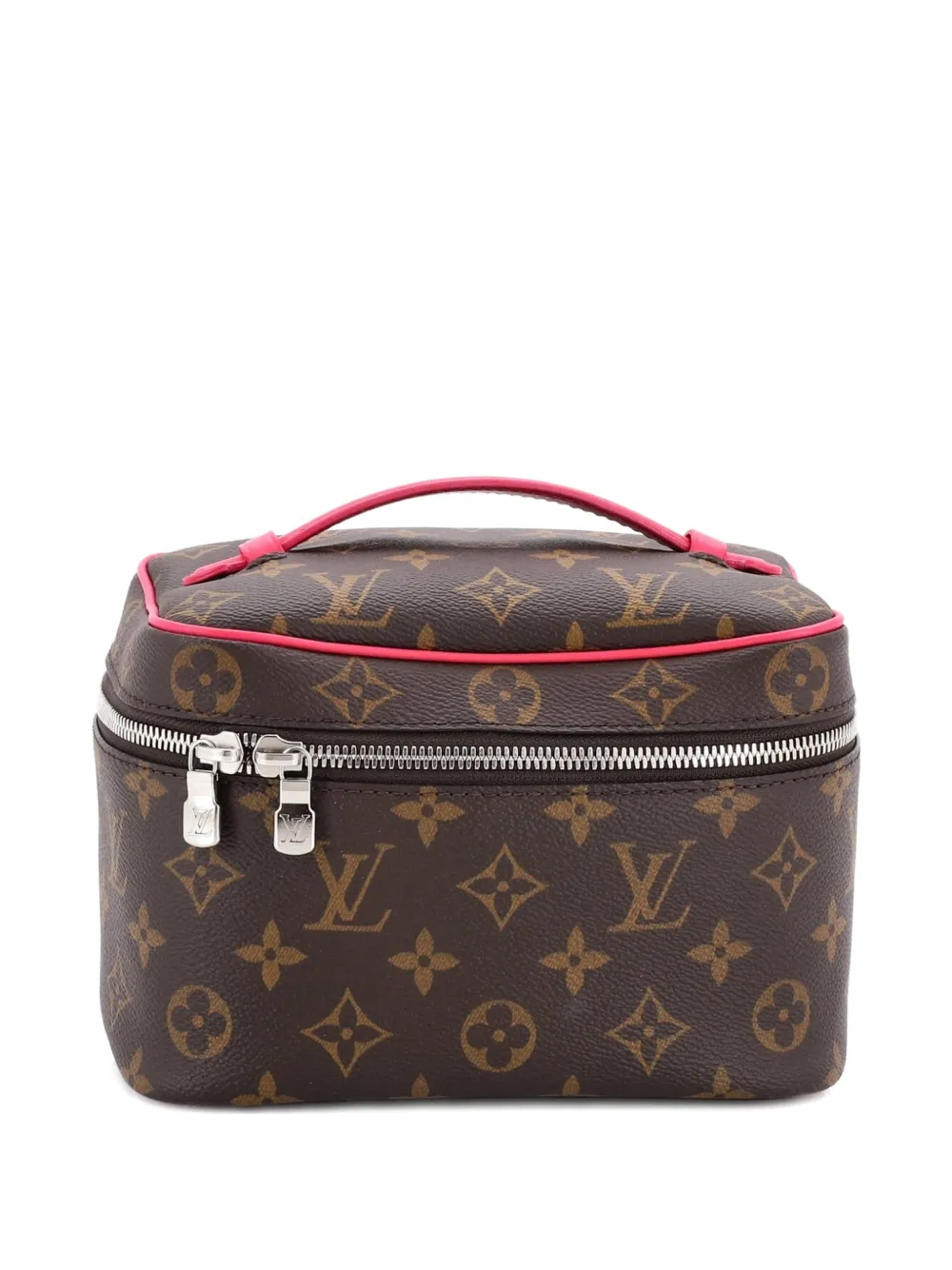 Louis Vuitton Pre-Owned Trousse Nice Vanity Case Macassar Monogram Canvas mini - Marrone