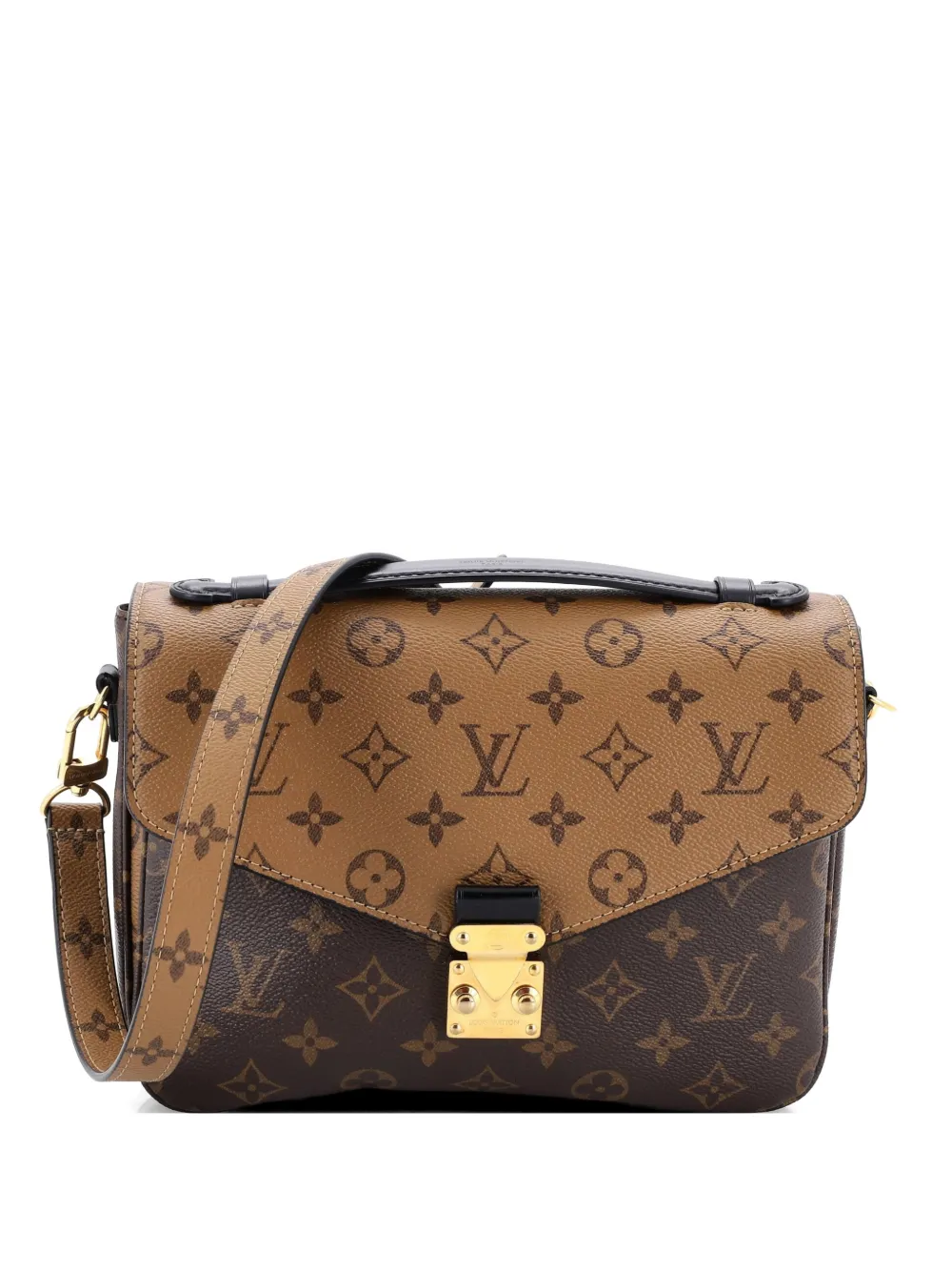 Louis Vuitton Pre-Owned Pochette Metis Reverse Monogram Canvas crossbody bag - Marrone