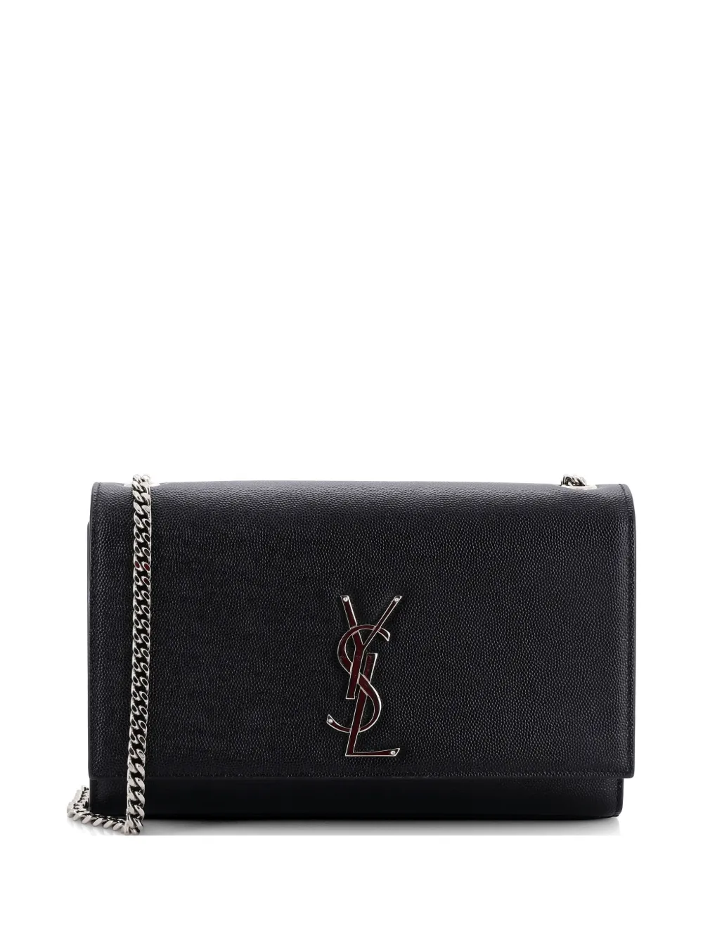Saint Laurent Pre-Owned Classic Monogram Grainy Leather Medium crossbody bag - Nero