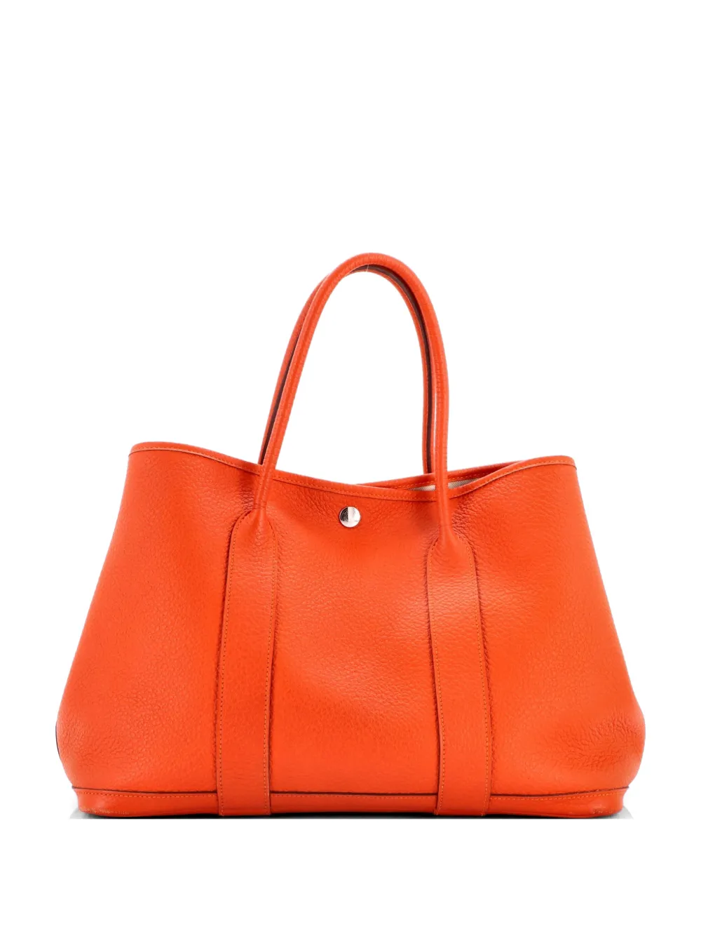 Hermès Pre-Owned Garden Party Tote Leather with Printed Interior 36 satchel - Arancione