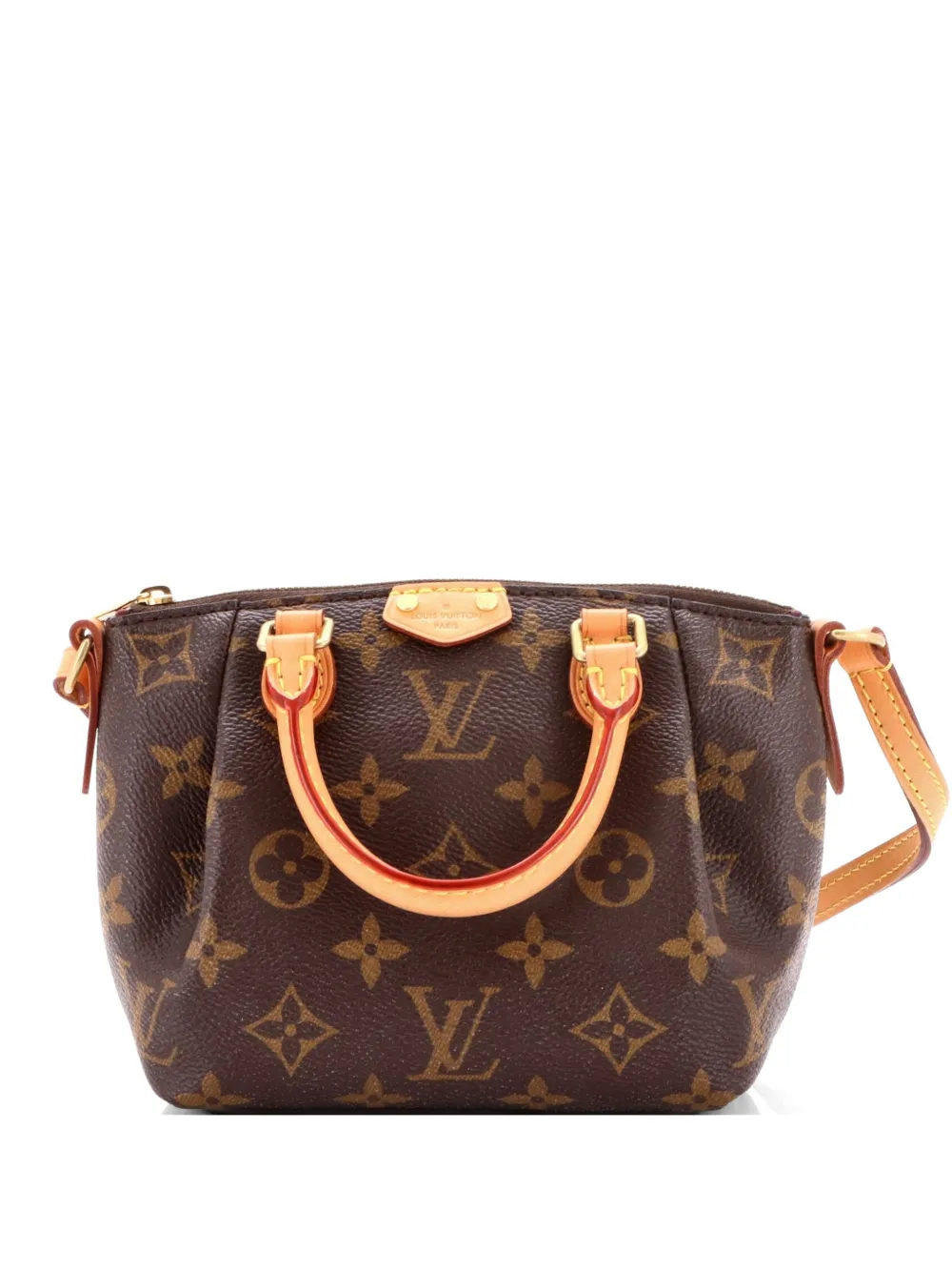 Louis Vuitton Pre-Owned Borsa a tracolla Turenne nano in tela con monogramma - Marrone