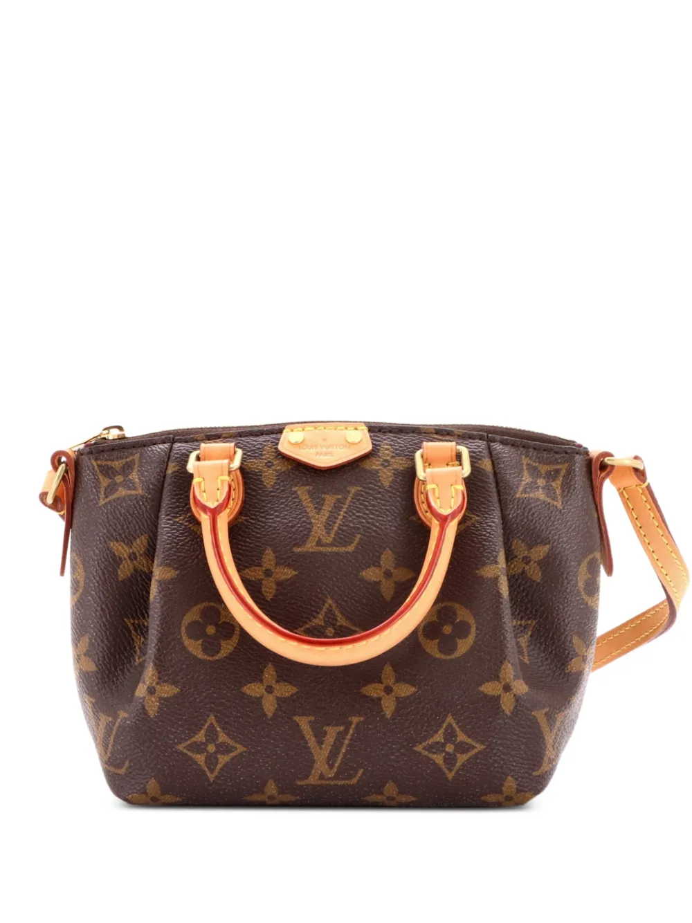 Louis Vuitton Pre-Owned Borsa a tracolla Turenne nano in tela con monogramma - Marrone
