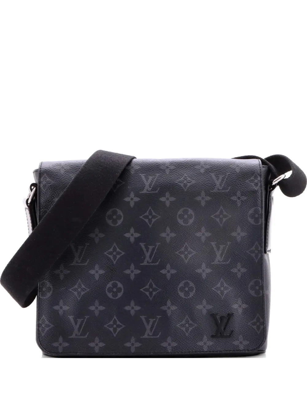 Louis Vuitton Pre-Owned District Monogram Eclipse PM Umhängetasche aus Canvas - Schwarz