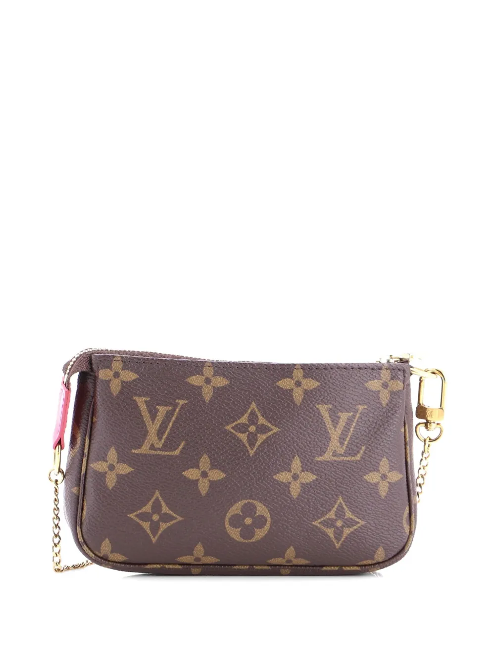  Louis Vuitton Pre-owned Bolso De Mano Pochette Accessoires Vivienne Xmas Mini De Lona Monogram De Edición Limitada - Marrón 