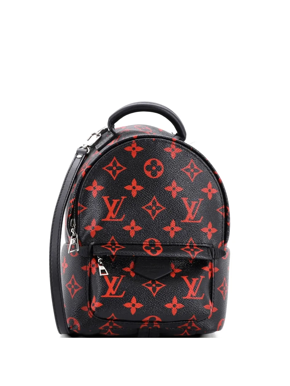 Louis Vuitton Pre-Owned Zaino Palm Spring Infrarouge mini con monogramma Limited Edition - Nero