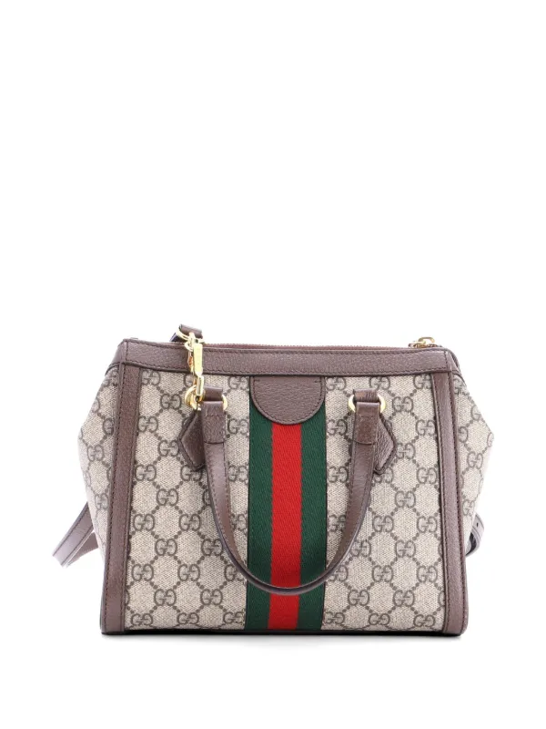Gucci Pre-Owned Ophidia Top Handle GG Coated Canvas Small Tote Bag