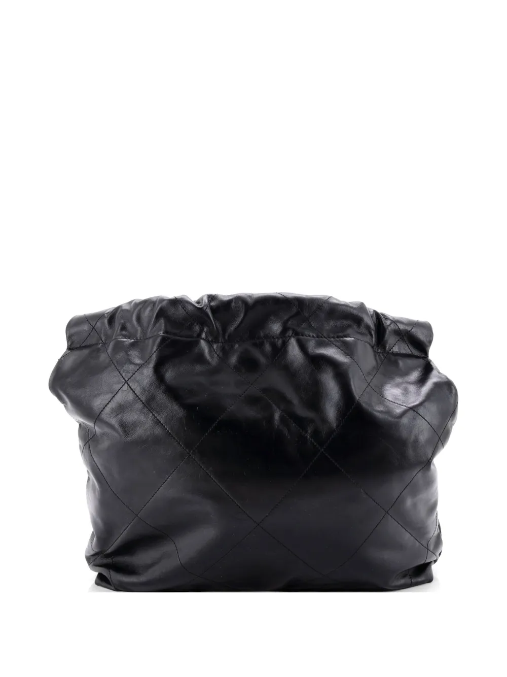 CHANEL Pre-Owned 22 Chain Quilted Calfskin Small hobo bag - Nero
