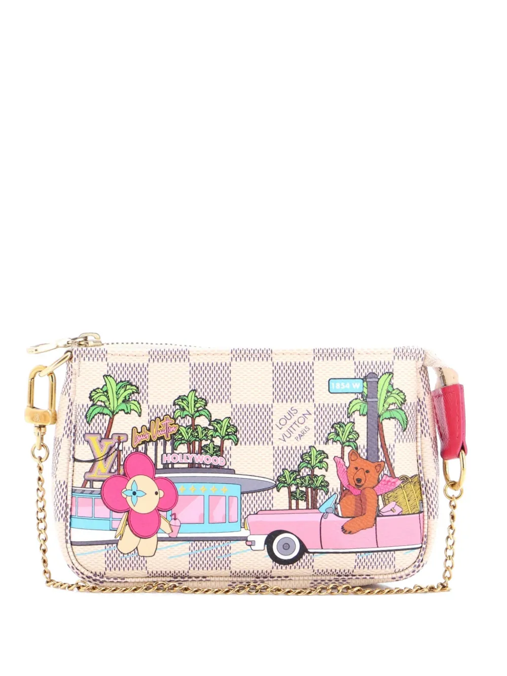 Louis Vuitton Pre-Owned Clutch Pochette Accessoires Limited Edition Vivienne Xmas Damier mini - Multicolore