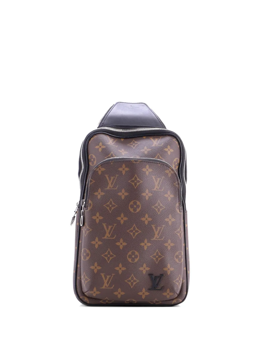 Louis Vuitton Pre-Owned Avenue Sling Bag NM Macassar Monogram Canvas crossbody bag - Braun