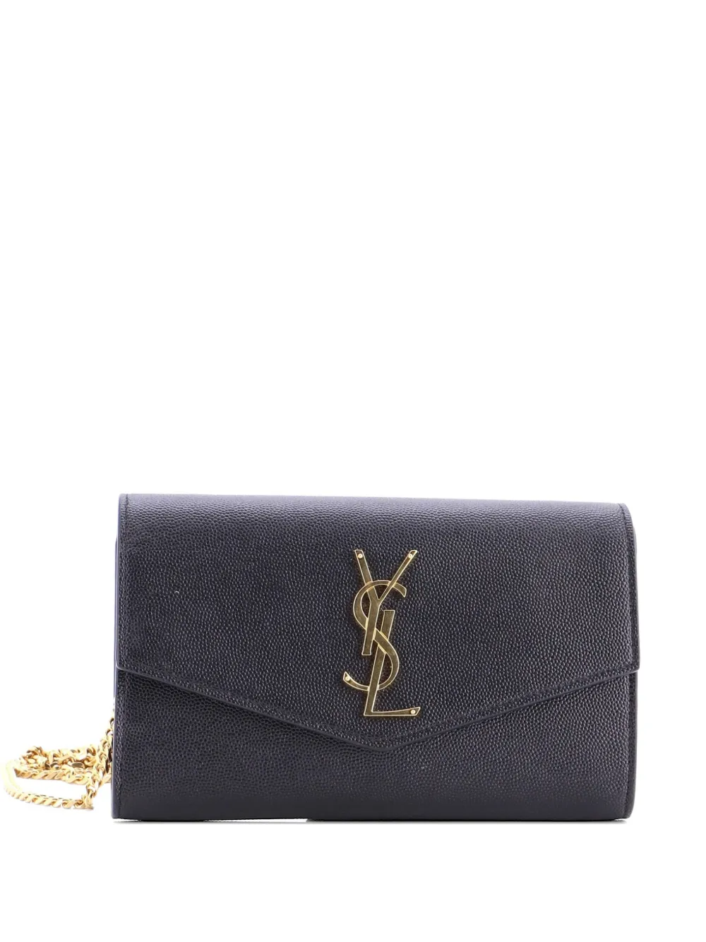 Saint Laurent Pre-Owned Uptown Chain Wallet Leather crossbody bag - Schwarz